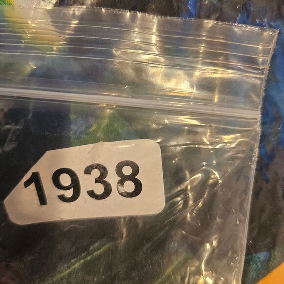 Worthington Blouse Womens 2X Bold Colorful Tropical Leaf Pleats Top casual flowy - Picture 11 of 11